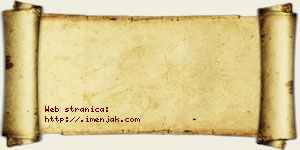 Maja Joksić vizit kartica